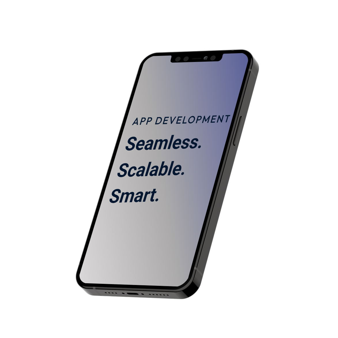App development mockup